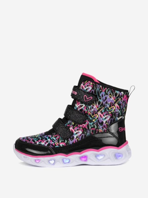 Сапоги утепленные для девочек Skechers Heart Lights