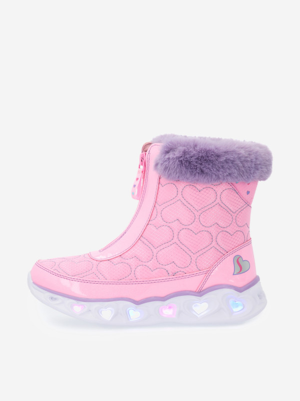 Сапоги утепленные для девочек Skechers Heart Lights