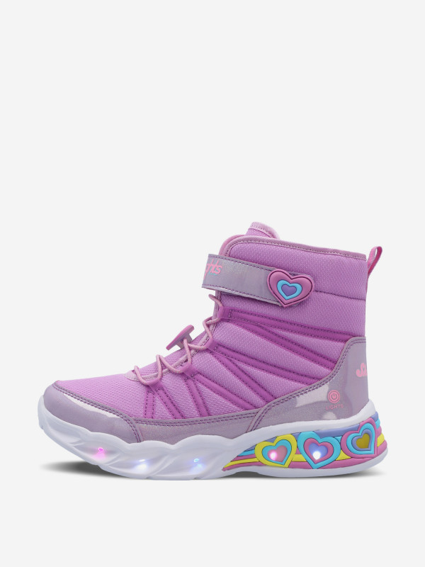 Сапоги утепленные для девочек Skechers Sweetheart Lights